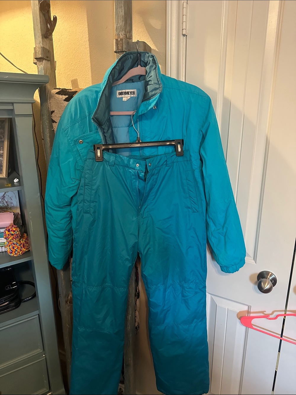 Obermeyer Teal One-Piece Ski Suit